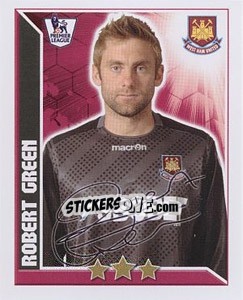 Cromo Robert Green - Premier League Inglese 2010-2011 - Topps