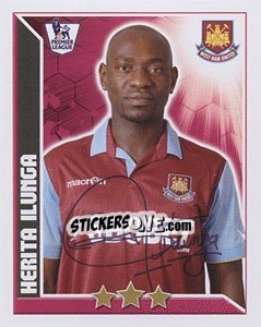 Figurina Herita Ilunga - Premier League Inglese 2010-2011 - Topps