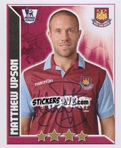Sticker Matthew Upson - Premier League Inglese 2010-2011 n. 379 - Topps