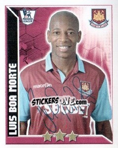 Sticker Luis Boa Morte - Premier League Inglese 2010-2011 n. 381 - Topps
