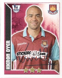 Sticker Kieron Dyer - Premier League Inglese 2010-2011 n. 386 - Topps