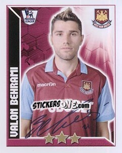 Sticker Valon Behrami - Premier League Inglese 2010-2011 - Topps