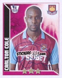 Sticker Carlton Cole - Premier League Inglese 2010-2011 - Topps