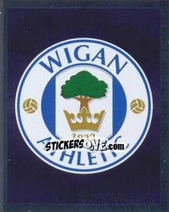 Figurina Wigan Athletic Logo - Premier League Inglese 2010-2011 - Topps