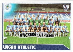 Sticker Wigan Athletic Team - Premier League Inglese 2010-2011 n. 393 - Topps