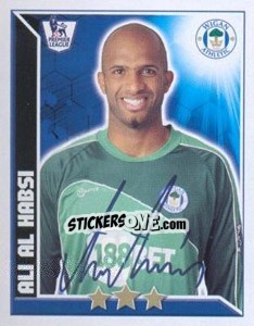 Sticker Ali Al Habsi - Premier League Inglese 2010-2011 n. 395 - Topps