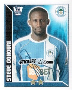 Figurina Steve Gohouri - Premier League Inglese 2010-2011 - Topps