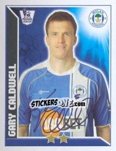 Sticker Gary Caldwell - Premier League Inglese 2010-2011 n. 401 - Topps