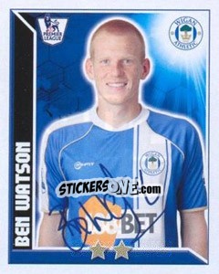 Sticker Ben Watson - Premier League Inglese 2010-2011 n. 402 - Topps