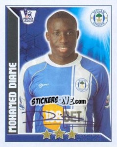 Figurina Mohamed Diame - Premier League Inglese 2010-2011 - Topps