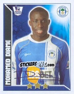 Sticker Mohamed Diame - Premier League Inglese 2010-2011 n. 403 - Topps