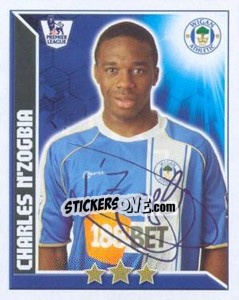 Sticker Charles N'Zogbia - Premier League Inglese 2010-2011 n. 404 - Topps