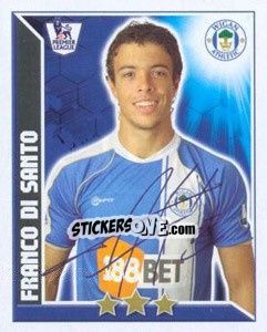 Sticker Franco Di Santo - Premier League Inglese 2010-2011 n. 407 - Topps