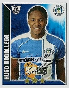 Sticker Hugo Rodallega - Premier League Inglese 2010-2011 - Topps