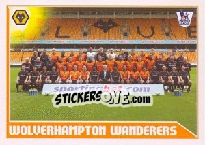 Figurina Wolverhampton Wanderers Team - Premier League Inglese 2010-2011 - Topps