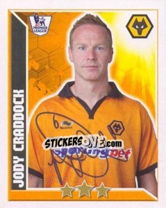 Sticker Jody Craddock - Premier League Inglese 2010-2011 - Topps