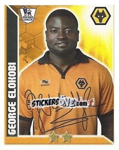 Cromo George Elokobi - Premier League Inglese 2010-2011 n. 418 - Topps