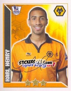 Sticker Karl Henry - Premier League Inglese 2010-2011 - Topps