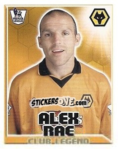 Sticker Alex Rae - Club Legend - Premier League Inglese 2010-2011 - Topps