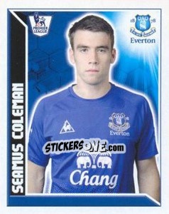 Sticker Seamus Coleman - Premier League Inglese 2010-2011 n. 437 - Topps