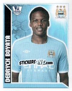 Sticker Dedryck Boyata - Premier League Inglese 2010-2011 n. 440 - Topps