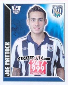 Sticker Joe Mattock - Premier League Inglese 2010-2011 - Topps