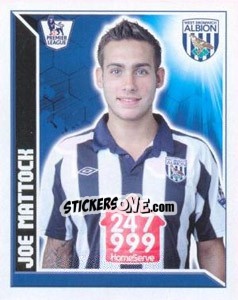 Sticker Joe Mattock - Premier League Inglese 2010-2011 n. 446 - Topps