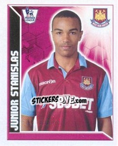 Sticker Junior Stanislas - Premier League Inglese 2010-2011 n. 447 - Topps