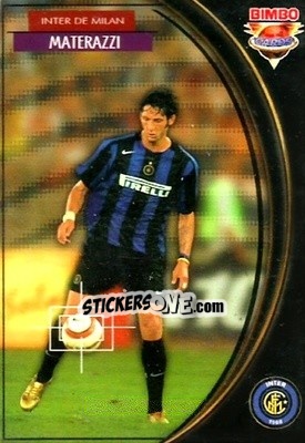 Sticker Marco Materazzi - Equipos Europeos 2004-2005 n. 30 - Bimbo