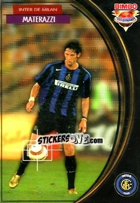 Figurina Marco Materazzi - Equipos Europeos 2004-2005 - Bimbo