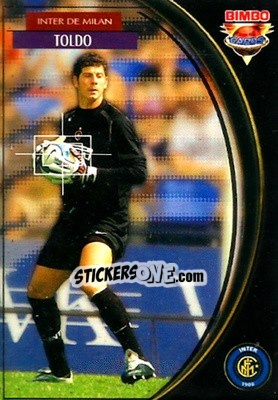 Sticker Francesco Toldo - Equipos Europeos 2004-2005 n. 33 - Bimbo