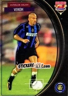 Sticker Juan Sebastián Veron - Equipos Europeos 2004-2005 n. 34 - Bimbo