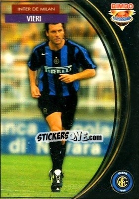 Cromo Christian Vieri - Equipos Europeos 2004-2005 - Bimbo