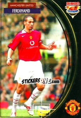 Sticker Rio Ferdinand - Equipos Europeos 2004-2005 n. 38 - Bimbo