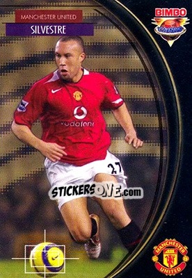 Sticker Mikael Silvestre - Equipos Europeos 2004-2005 n. 45 - Bimbo