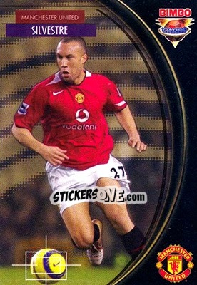 Sticker Mikael Silvestre - Equipos Europeos 2004-2005 - Bimbo