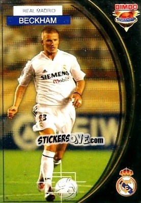 Cromo David Beckham - Equipos Europeos 2004-2005 - Bimbo