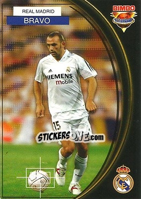 Cromo Raul Bravo - Equipos Europeos 2004-2005 n. 51 - Bimbo