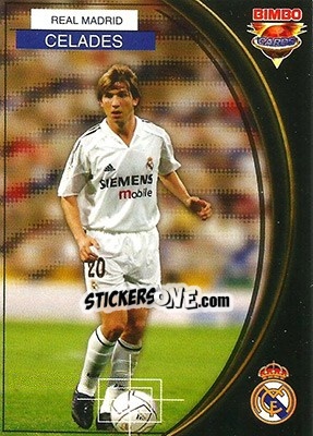 Sticker Albert Celades - Equipos Europeos 2004-2005 - Bimbo