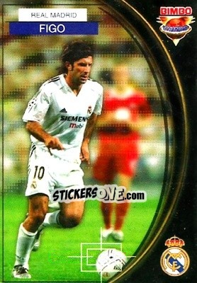 Sticker Luis Figo - Equipos Europeos 2004-2005 - Bimbo