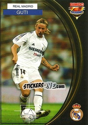 Sticker Guti - Equipos Europeos 2004-2005 - Bimbo