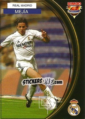 Sticker Alvaro Mejia - Equipos Europeos 2004-2005 - Bimbo
