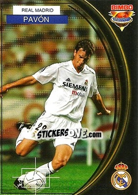 Sticker Francisco Pavon - Equipos Europeos 2004-2005 n. 63 - Bimbo