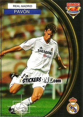 Sticker Francisco Pavon - Equipos Europeos 2004-2005 - Bimbo