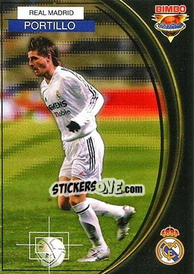 Sticker Javier Portillo - Equipos Europeos 2004-2005 - Bimbo