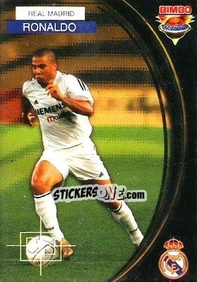 Sticker Ronaldo - Equipos Europeos 2004-2005 - Bimbo