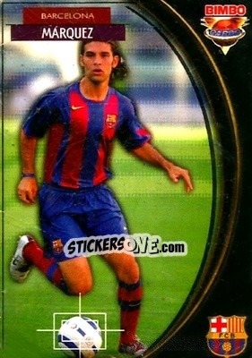 Sticker Rafael Marquez - Equipos Europeos 2004-2005 n. 6 - Bimbo
