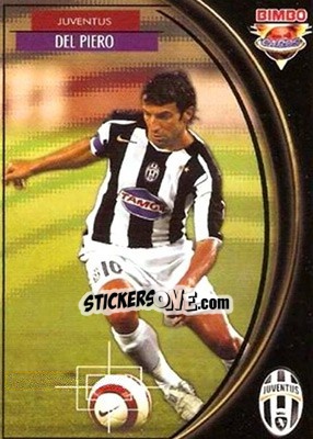 Sticker Alessandro Del Piero - Equipos Europeos 2004-2005 n. 16 - Bimbo