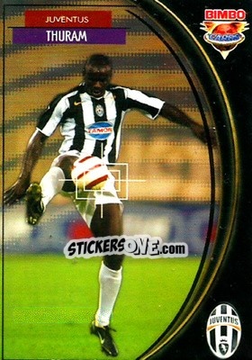 Sticker Lilian Thuram - Equipos Europeos 2004-2005 n. 23 - Bimbo