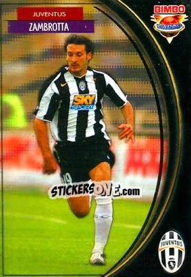 Sticker Gianluca Zambrotta - Equipos Europeos 2004-2005 n. 24 - Bimbo